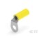Te Connectivity Ring Terminal, 5/16 in Stud Size, 4 AWG, 600 V, PVC Insulated, Yellow 1958413-1 - alternate 1